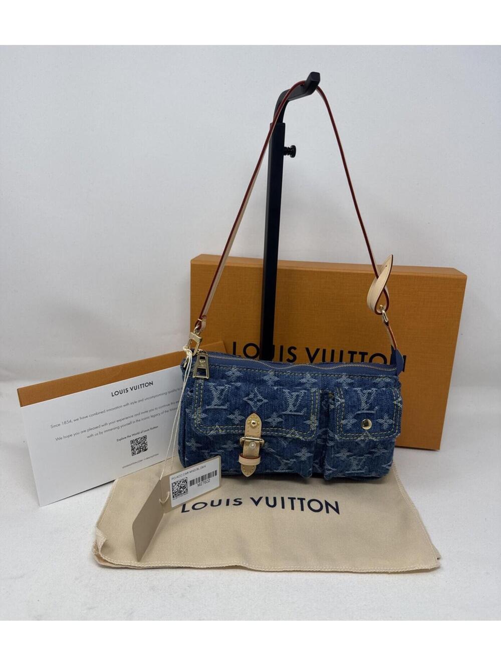 Louis Vuitton  Pochette Accessoire Cargo Monogram Denim NWT
